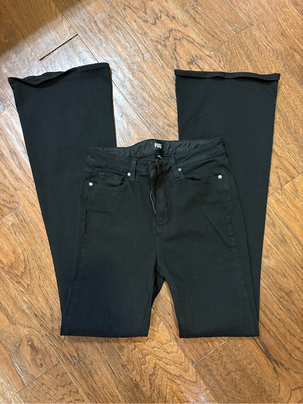 PAIGE Black Flare Jeans